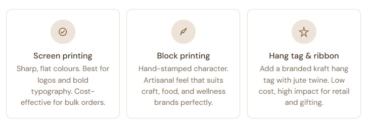 it describes how customisation happens